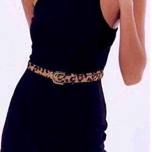 Leopard Print Belt